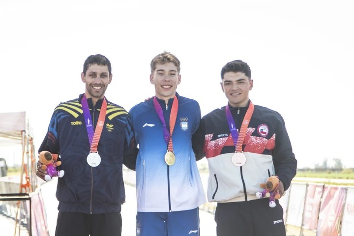 Kalejman ganó el oro en los Suramericanos de Santa Fe. Foto Prensa Santa Fe 2026