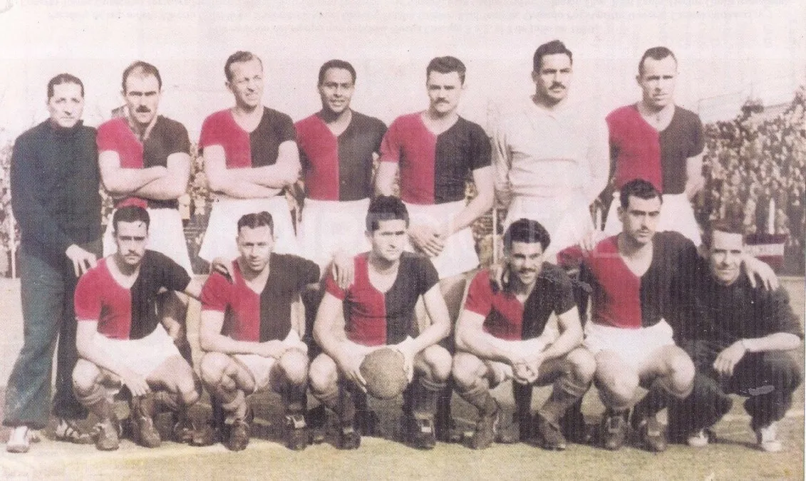 Once inicial y colaboradores de Colón, en el año 1952.