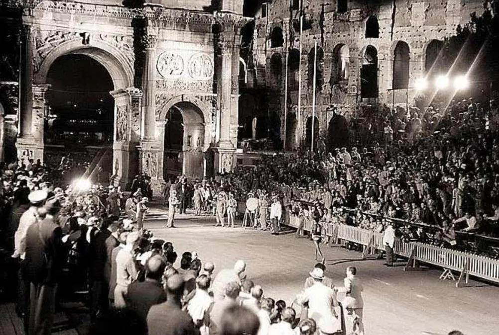 El Arco de Constantino, uno de los puntos del Maratón que se corrió en los Juegos Olímpicos de Roma en 1960.