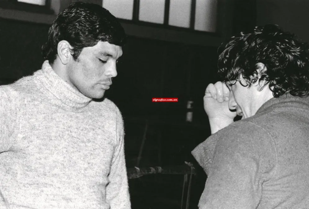 Galíndez (izquierda) y Bonavena (derecha) eran grandes amigos. El destino le tendría aparejado cartas distintas el 22 de mayo de 1976.