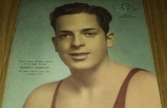Alberto Zorrilla en la portada de El Gráfico en 1928.