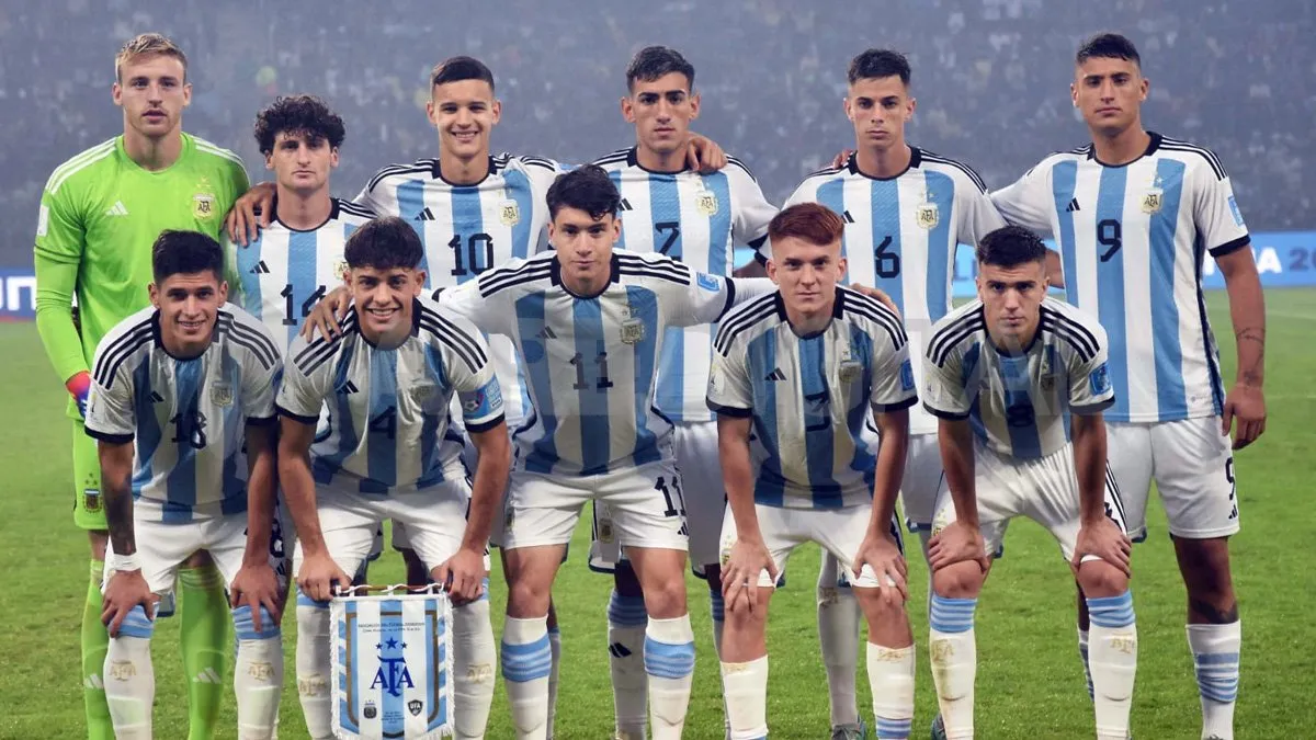 La Selección Argentina Sub 20 enfrenta este martes a Guatemala por la segunda fecha del Mundial 2023