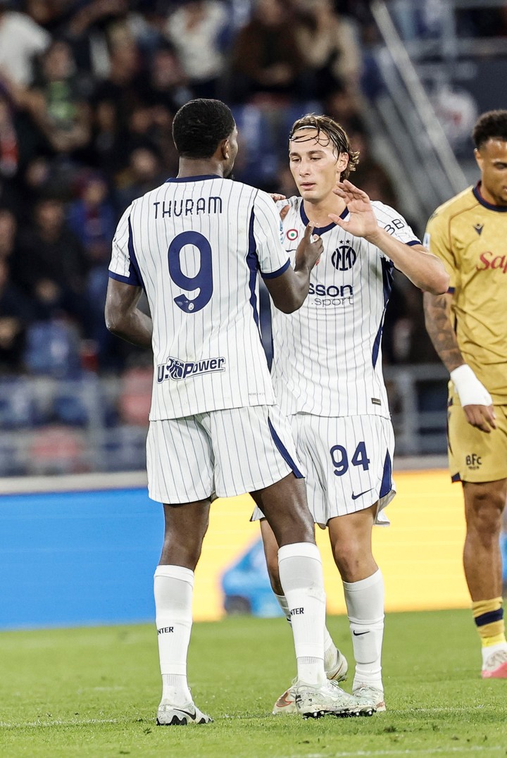 Marcus Thuram lideró la recuperación del Inter. Foto: EFE / EPA / SERENA CAMPANINI.