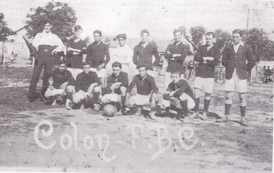 Equipo de Colón. Año 1918.