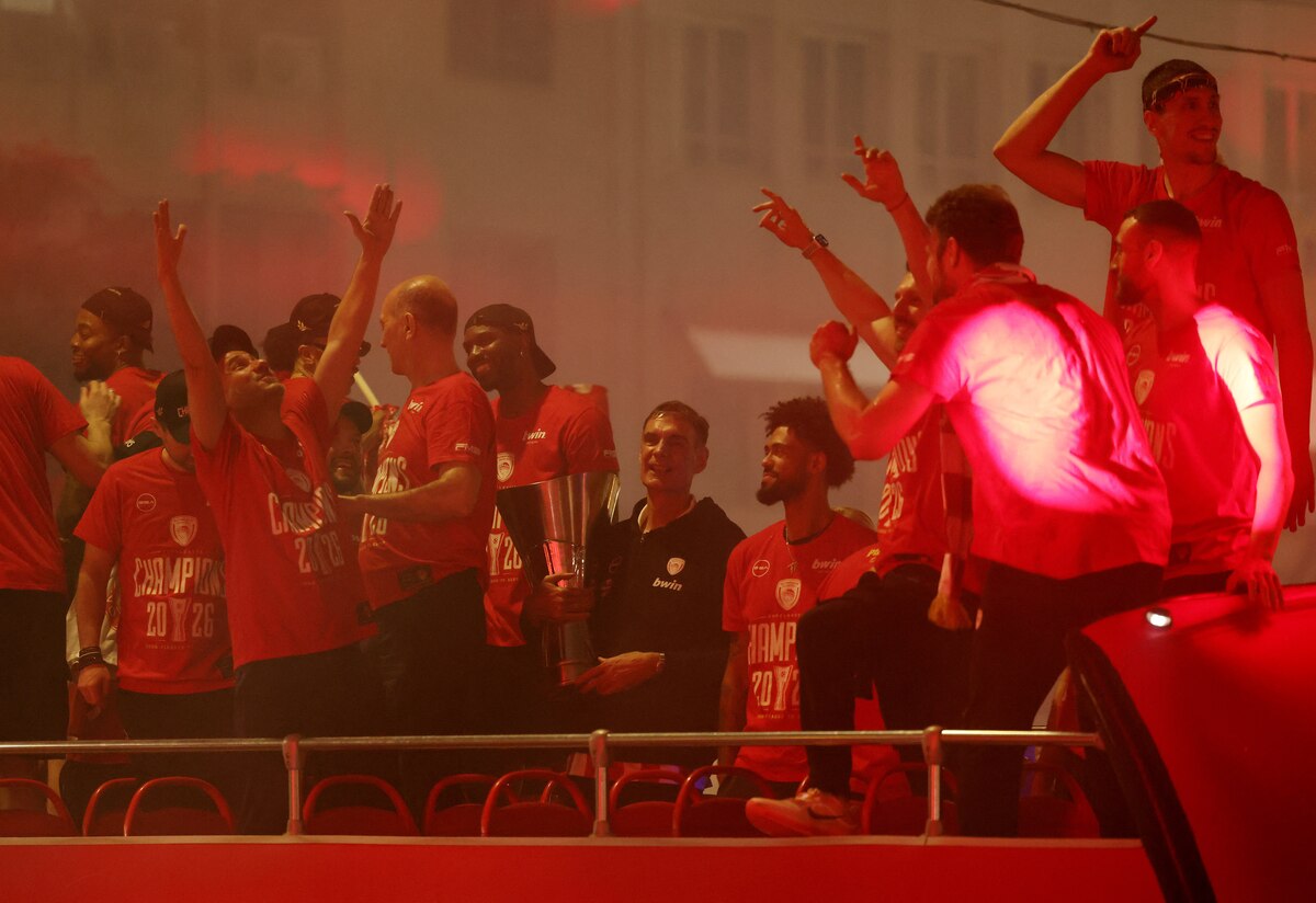 Los clubes accionistas de la Euroliga rechazaron en Cernobbio la propuesta de fusión impulsada por la NBA para crear una liga continental unificada. (REUTERS/Stelios Misinas)