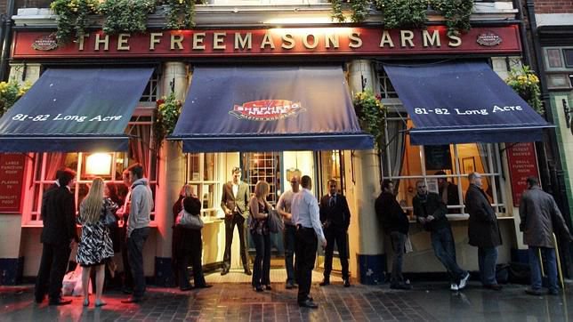 El bar “Freemasons”, que actualmente sigue en funcionamiento.