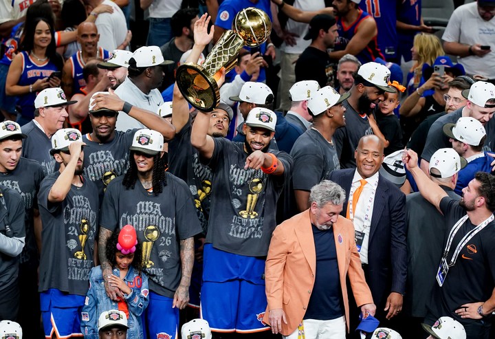 New York Knicks fue el campeón de la última temporada de la NBA. Foto Reuters