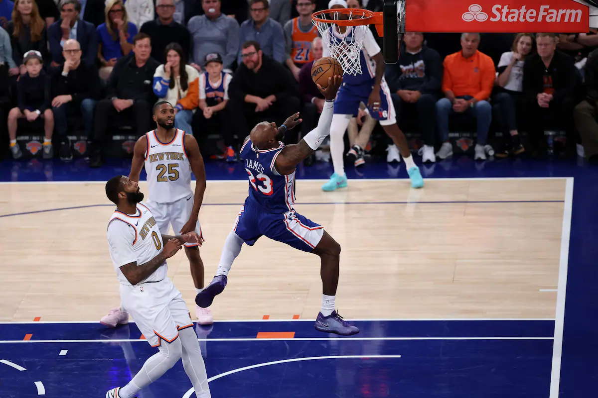 La primera función de la NBA: LeBron James sacudió la fiesta del campeón en el Madison