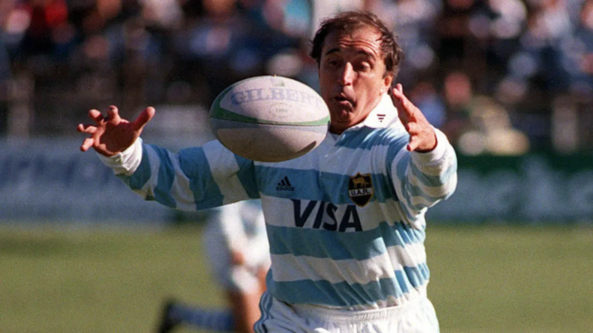 Hugo Porta fue el capitán de Los Pumas en la primera Copa del Mundo de rugby y uno de los grandes referentes del seleccionado argentino.