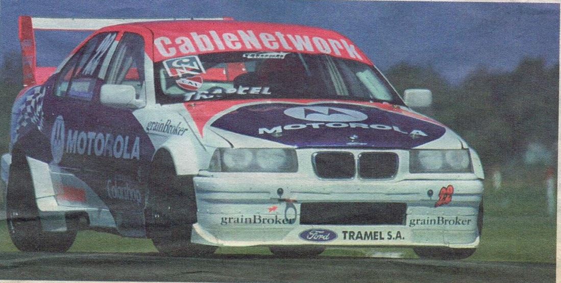 También corrió en Top Race. La imagen es de 2003 con un BWM (Archivo Revista Coequipier)