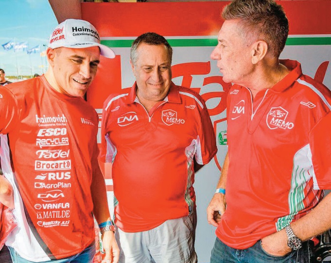 De izquierda a derecha: Mariano Werner, Marcelo Occhionero y su hermano Alejandro (Crédito: Gentileza Campeones)