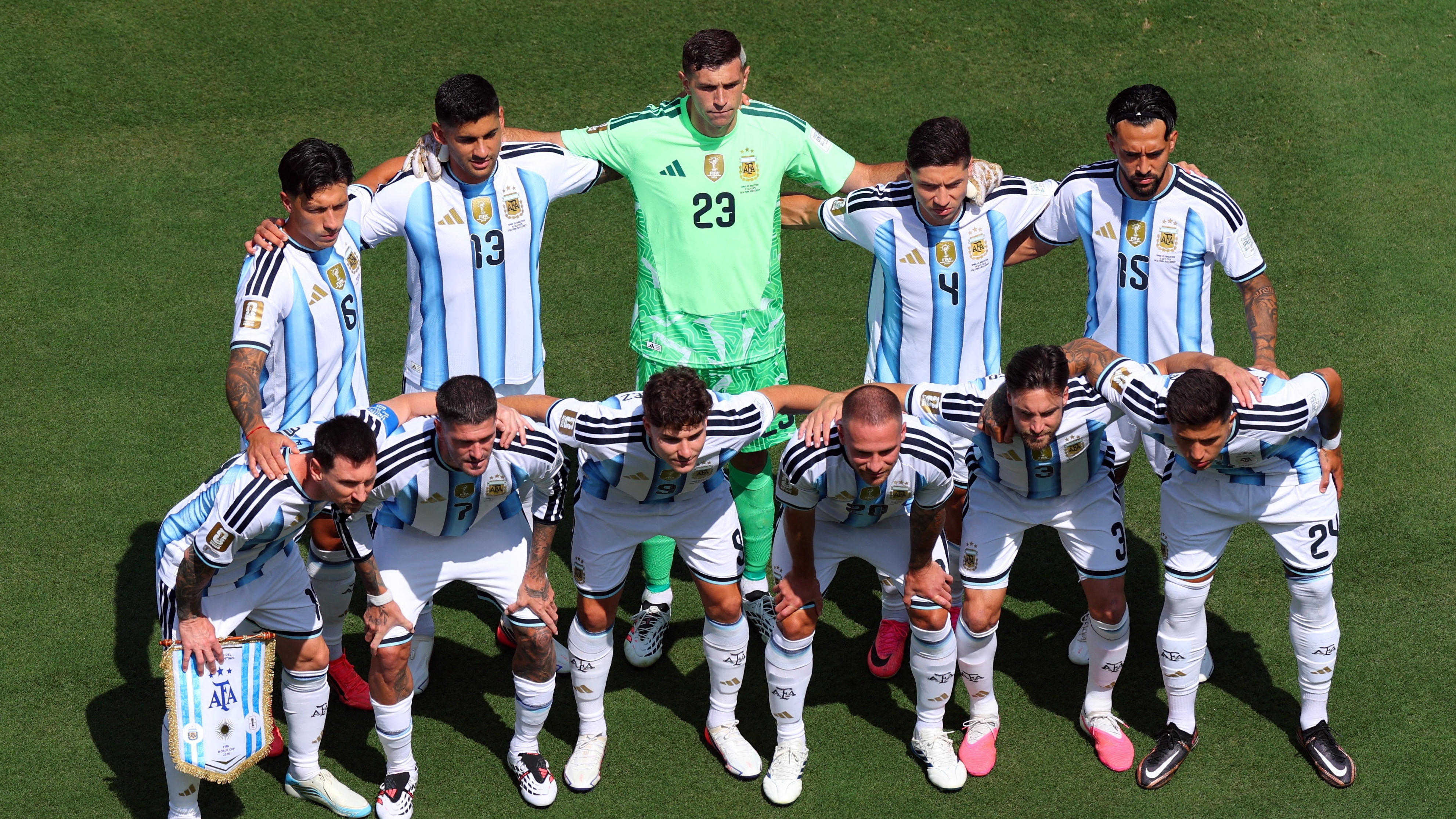 La selección de Argentina encabezó el volumen de ataques dirigidos hacia un equipo durante el Mundial 2026. (REUTERS/Mike Segar)