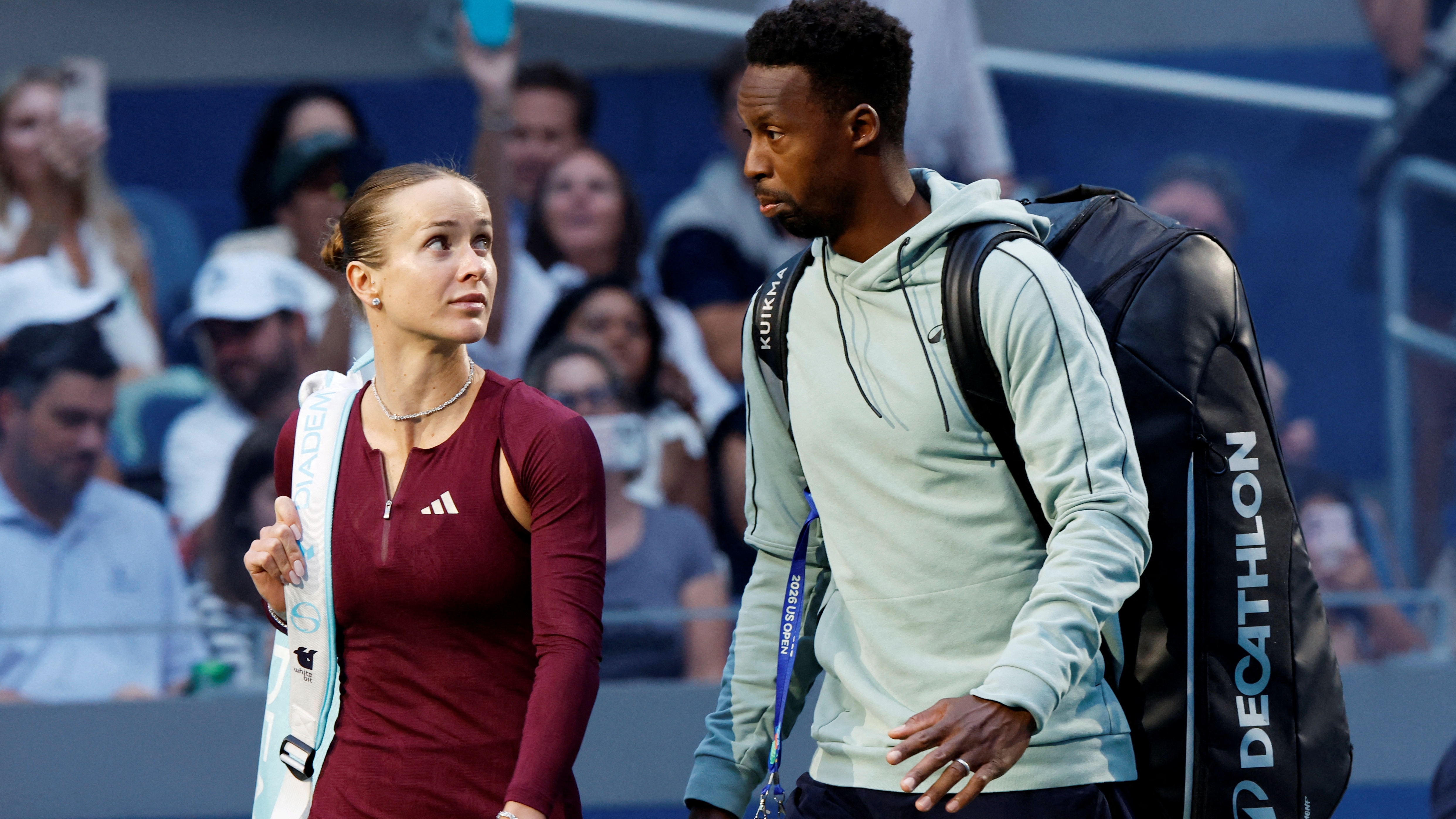 Gael Monfils y Elina Svitolina confirmaron su divorcio en las últimas horas (Foto: Reuters/Eduardo Munoz/File Photo)
