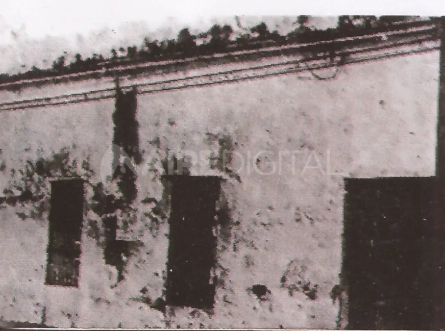 El frente de la casa de la familia Baragiola.