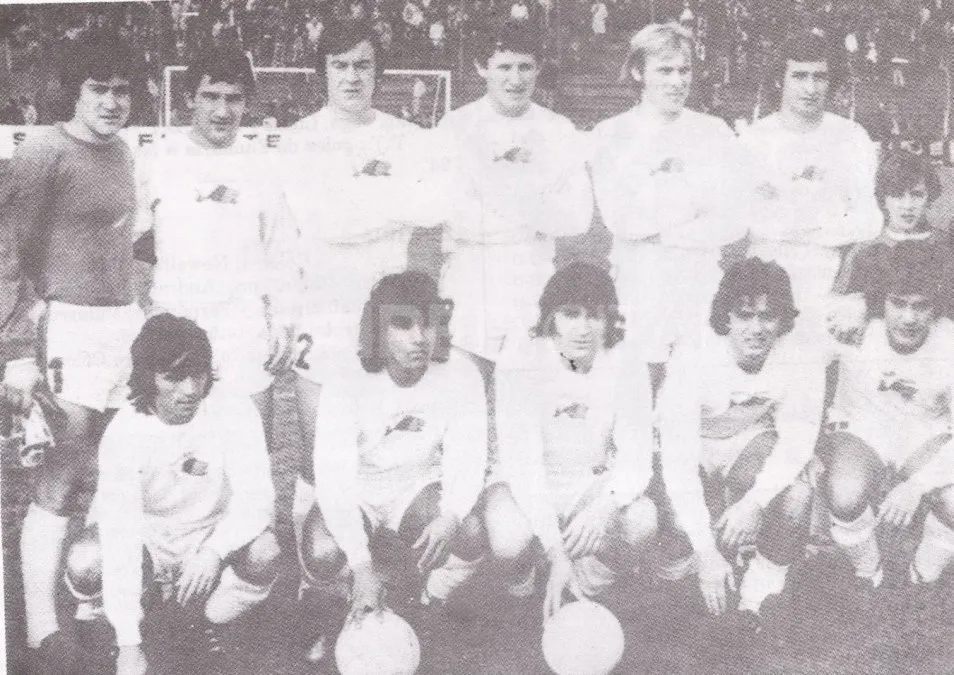 Camiseta con el sabalito característica de la época, que usó el conjunto sabalero en el Metropolitano del 76. Muchos hinchas tienen tatuada esta referencia.